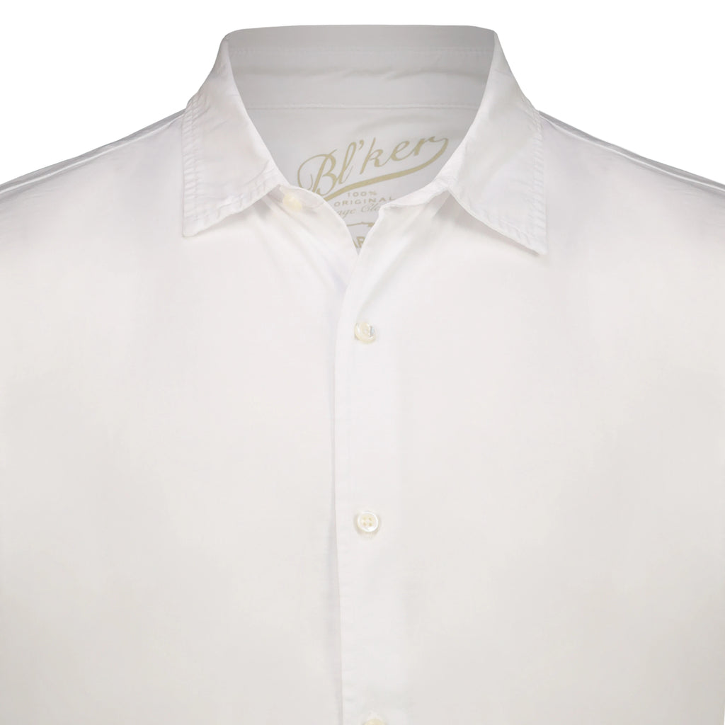 Camicia Nassau in Jersey Fiammato (White)