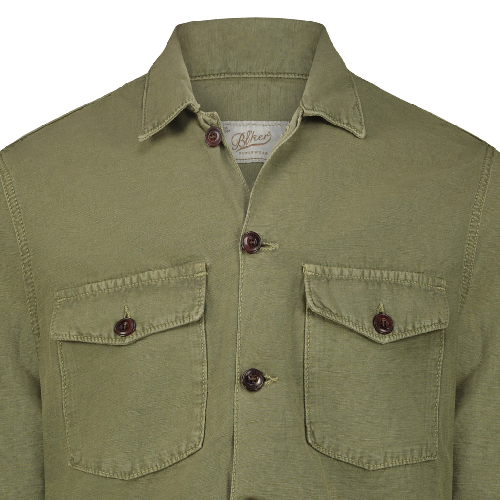 Camicia Over Acadia in Lino Cotone 4 Tasche