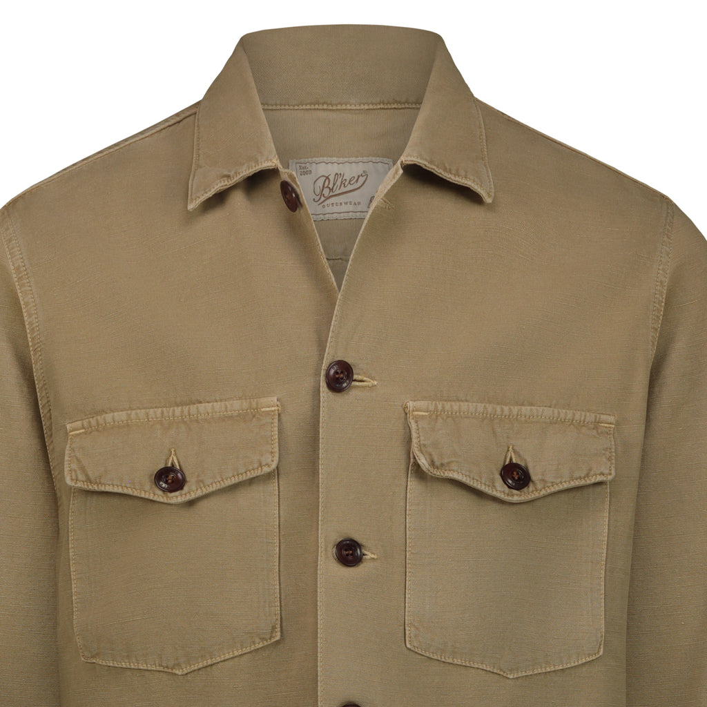 Camicia Over Acadia in Lino Cotone 4 Tasche