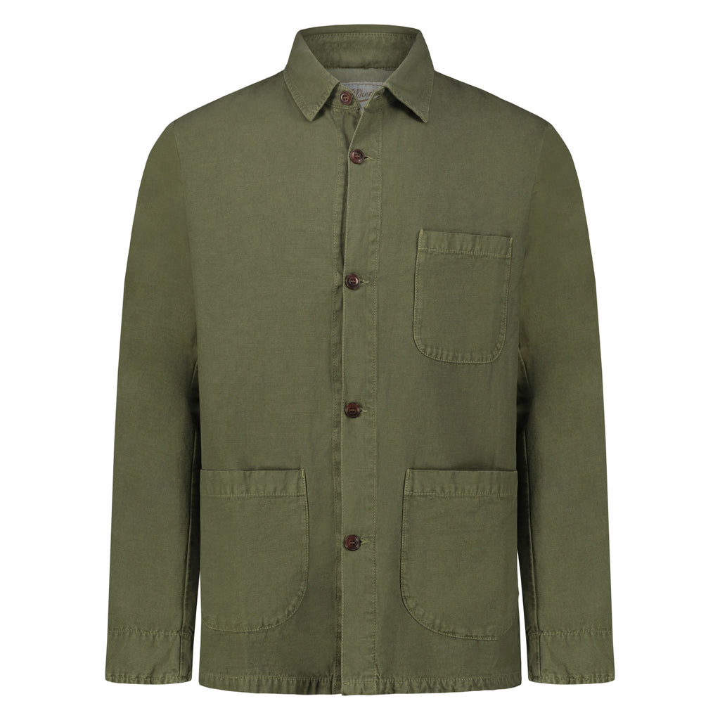 Camicia Over Elk in Lino Cotone 3 Tasche