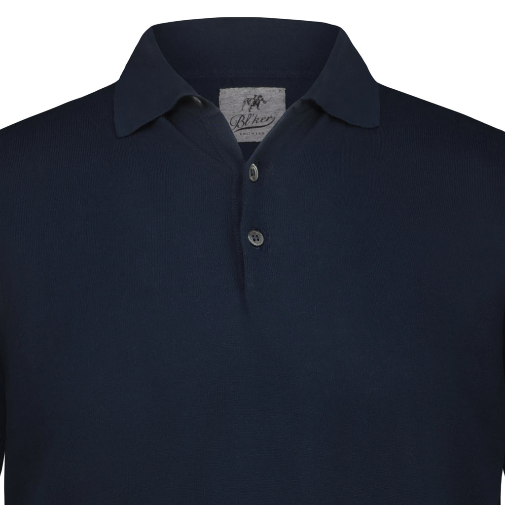 Polo in Tricot (Navy)