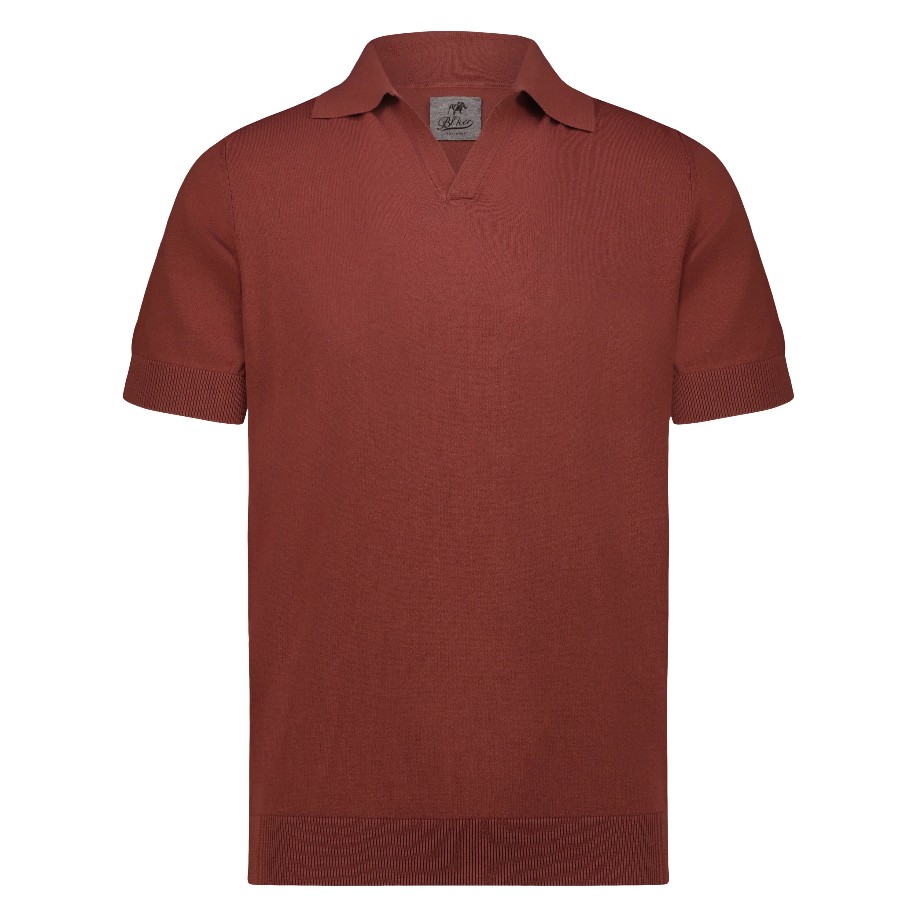Polo Skipper in Tricot (Faded Red)
