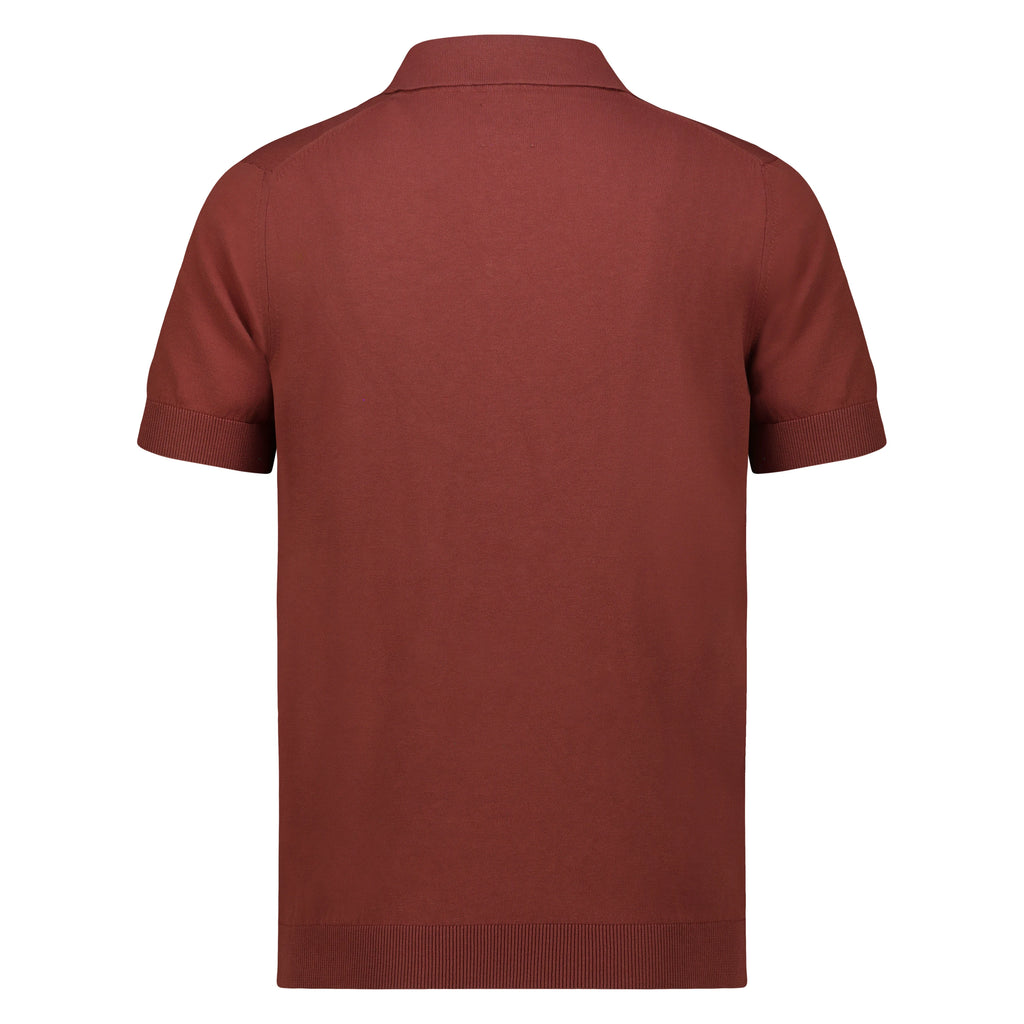 Polo Skipper in Tricot (Faded Red)