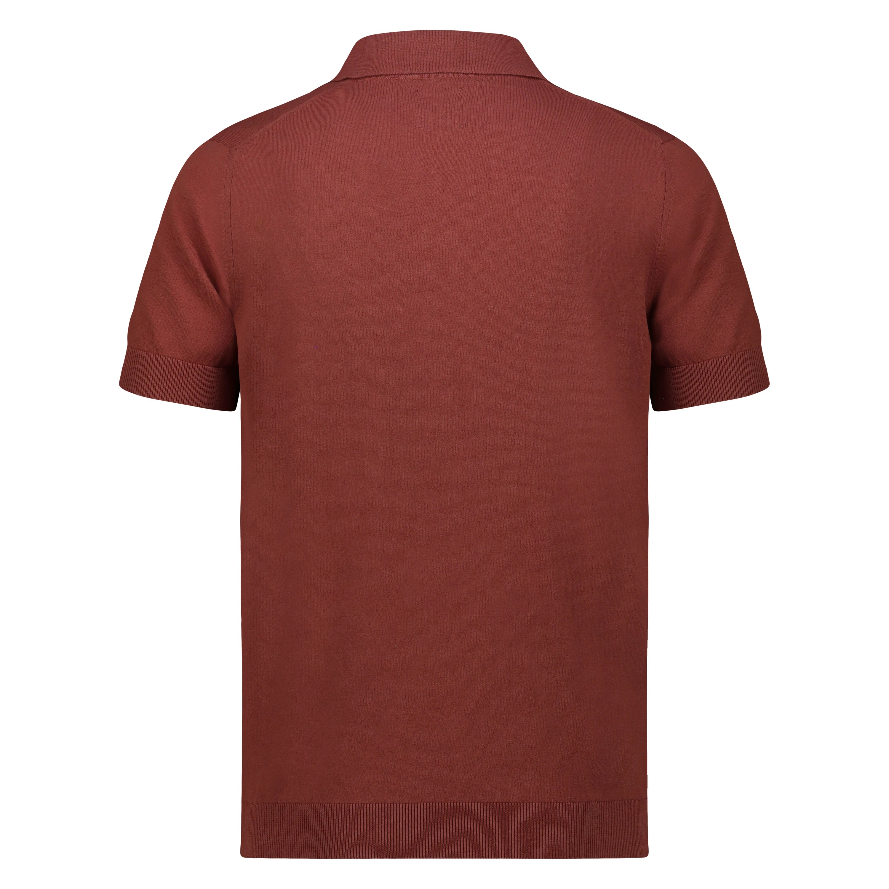 Polo Skipper in Tricot (Faded Red)