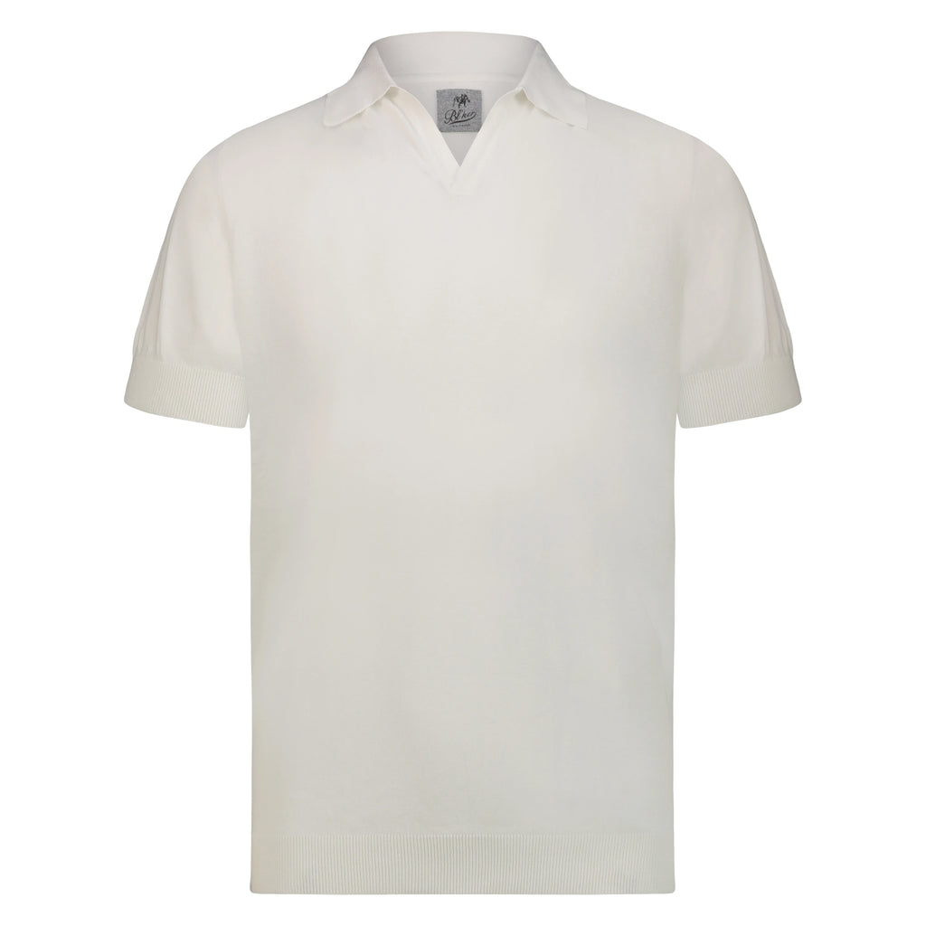 Polo Skipper in Tricot (White)