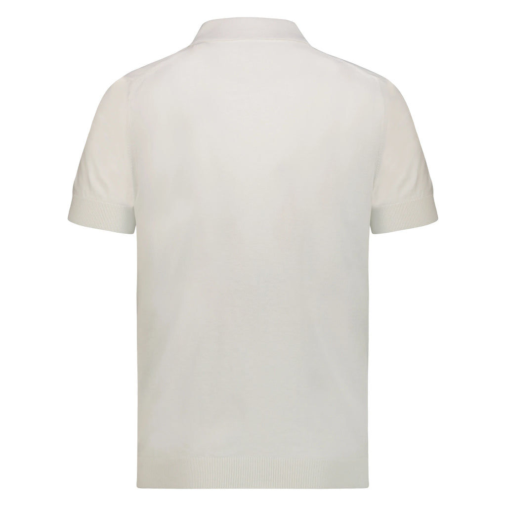 Polo Skipper in Tricot (White)