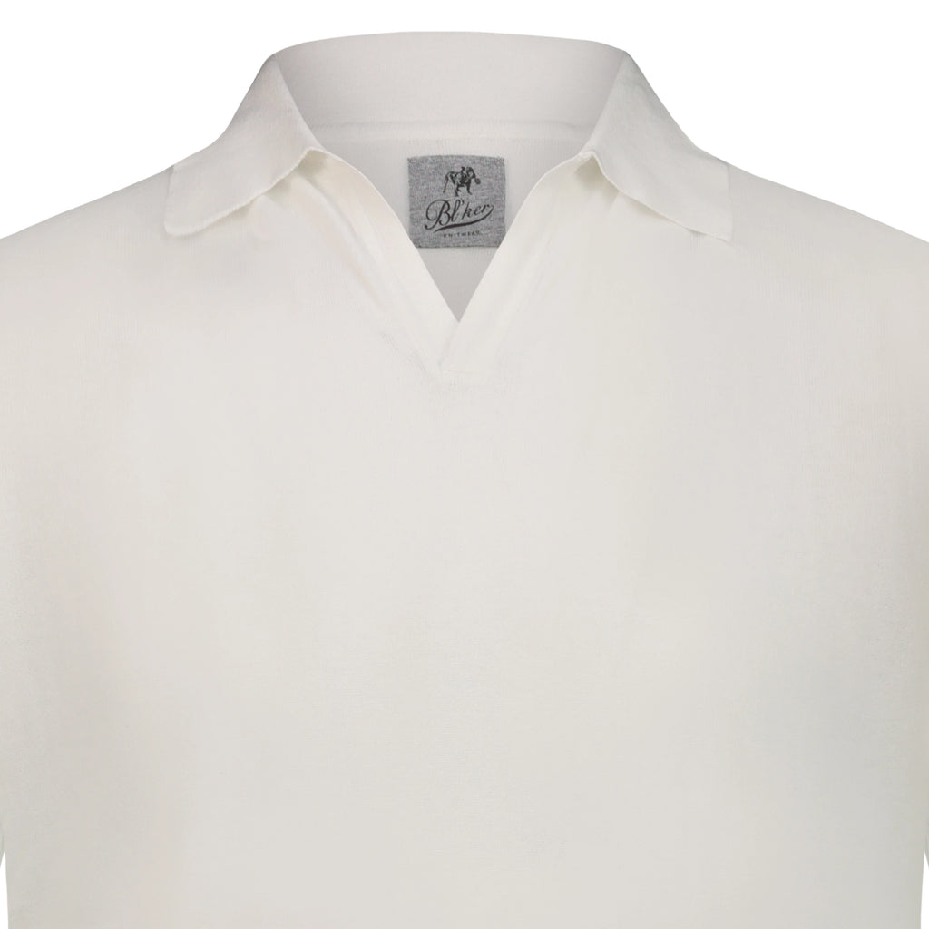 Polo Skipper in Tricot (White)