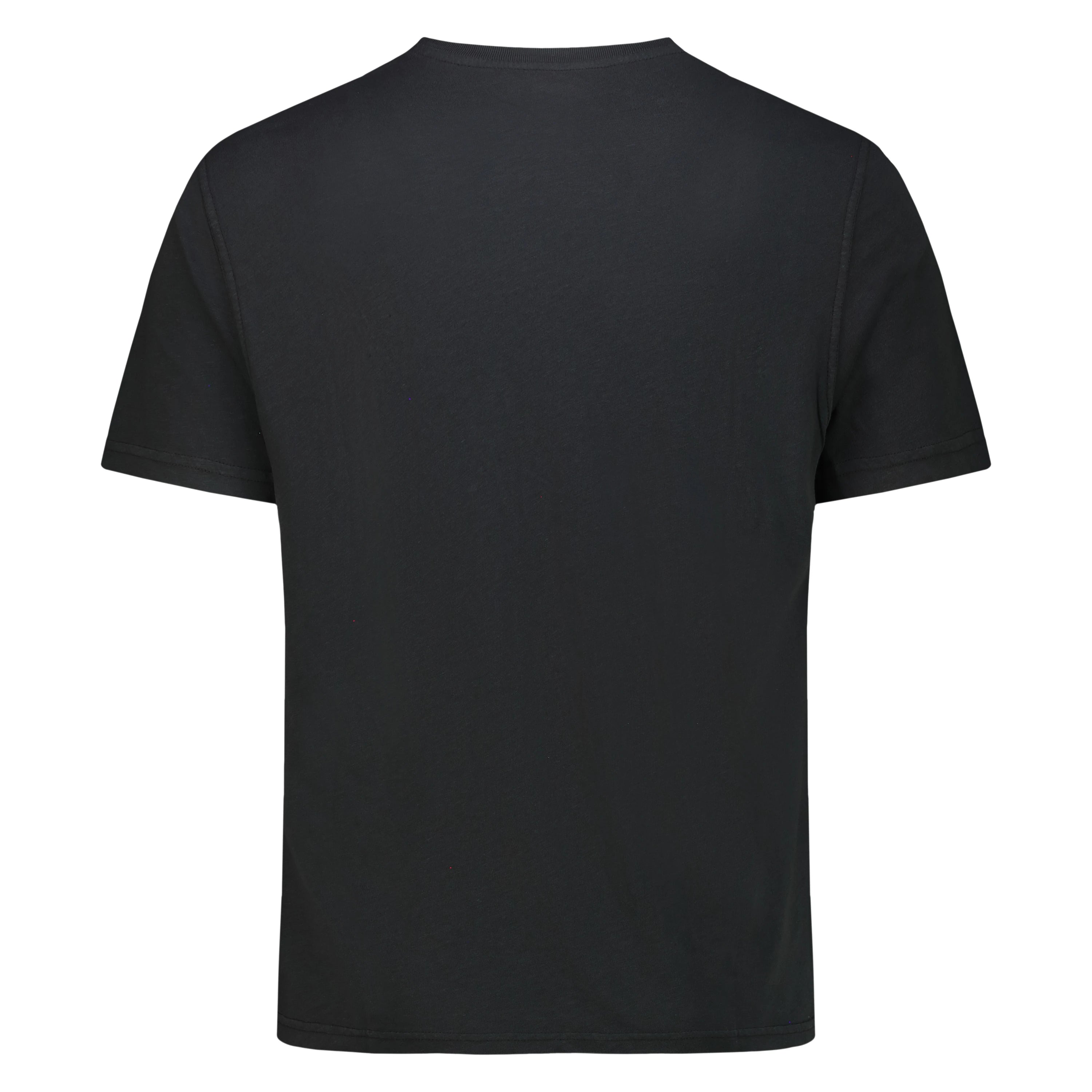 T-shirt in Lino Cotone (Faded Black)
