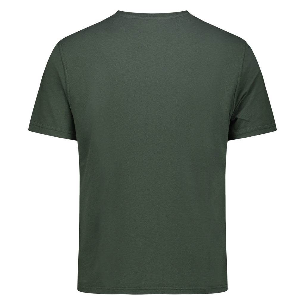 T-shirt in Lino Cotone (Green)