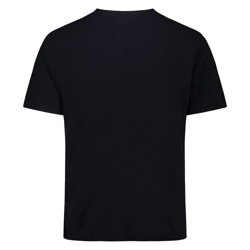 T-shirt in Lino Cotone (Navy)