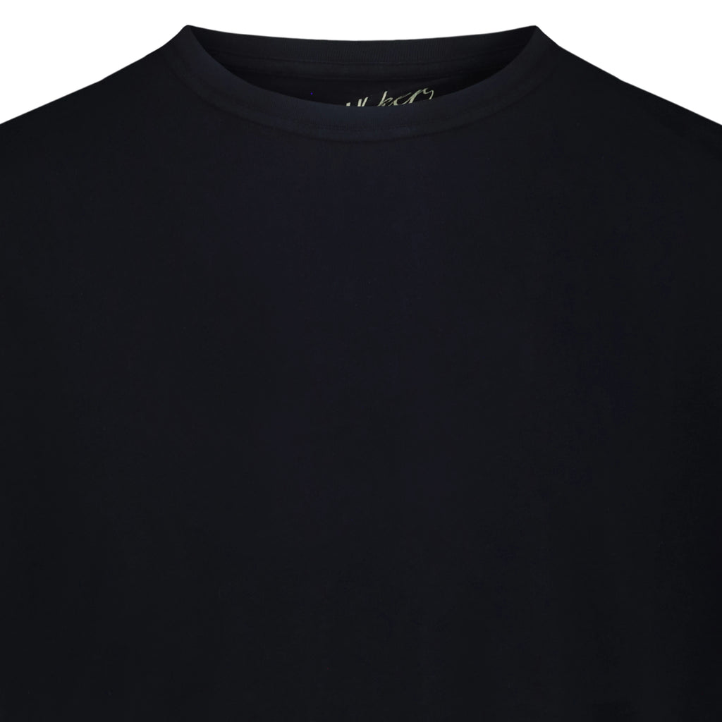 T-shirt in Lino Cotone (Navy)
