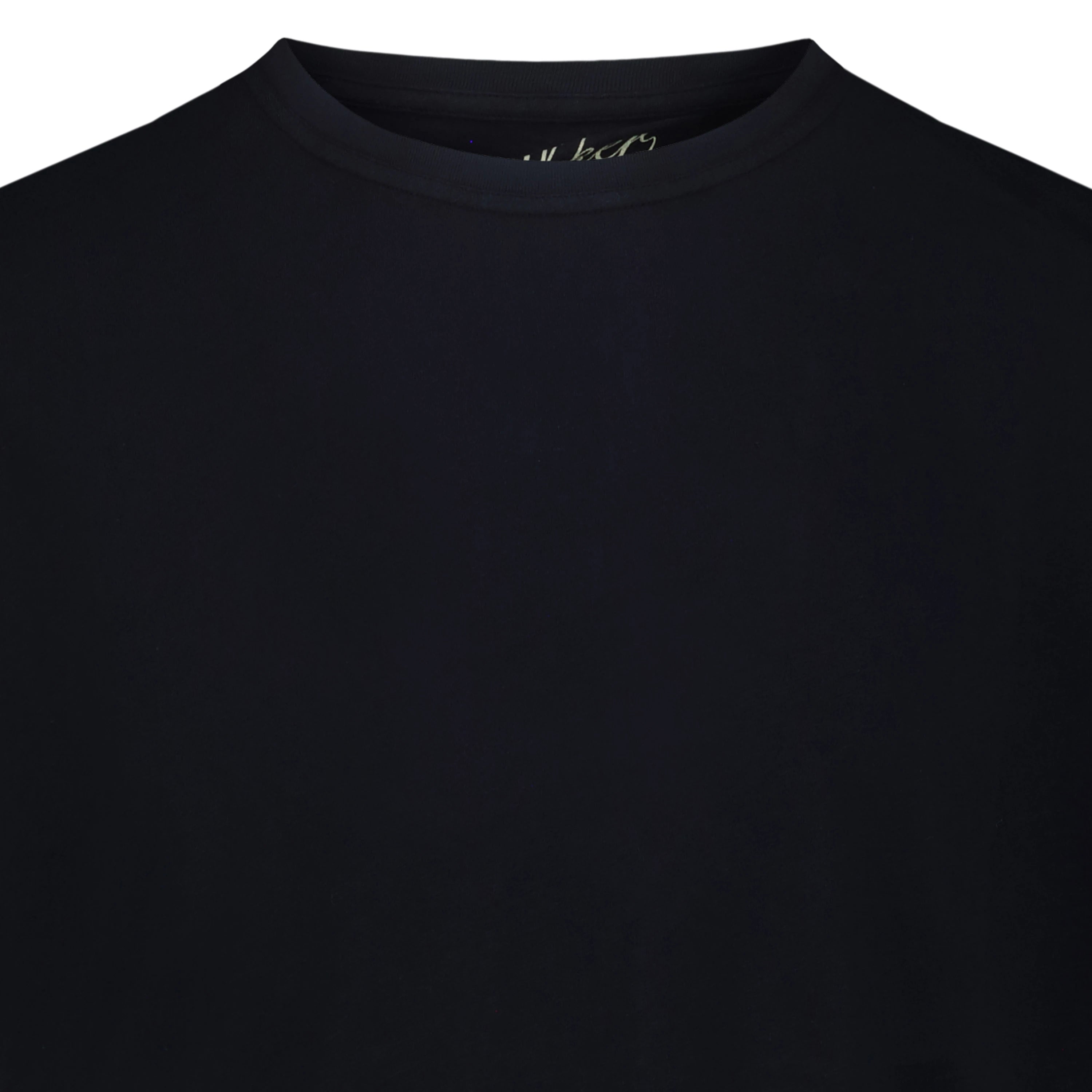 T-shirt in Lino Cotone (Navy)