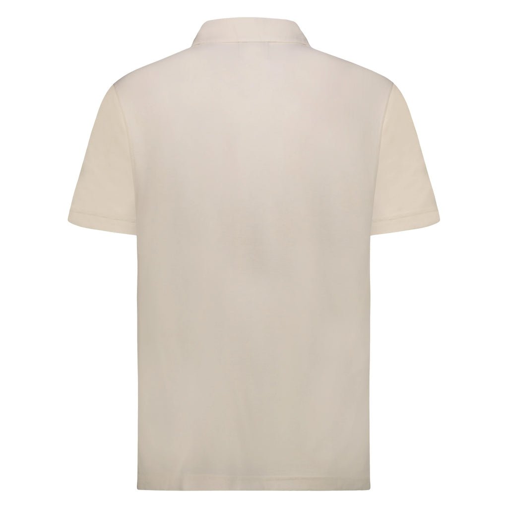 Polo Skipper in Lino Cotone (White)