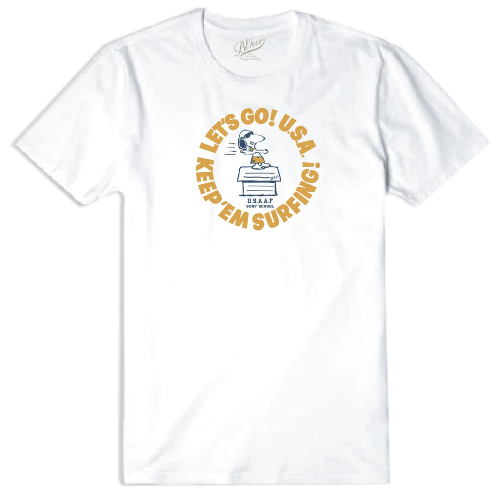 T-Shirt Graphic Surf School (White)