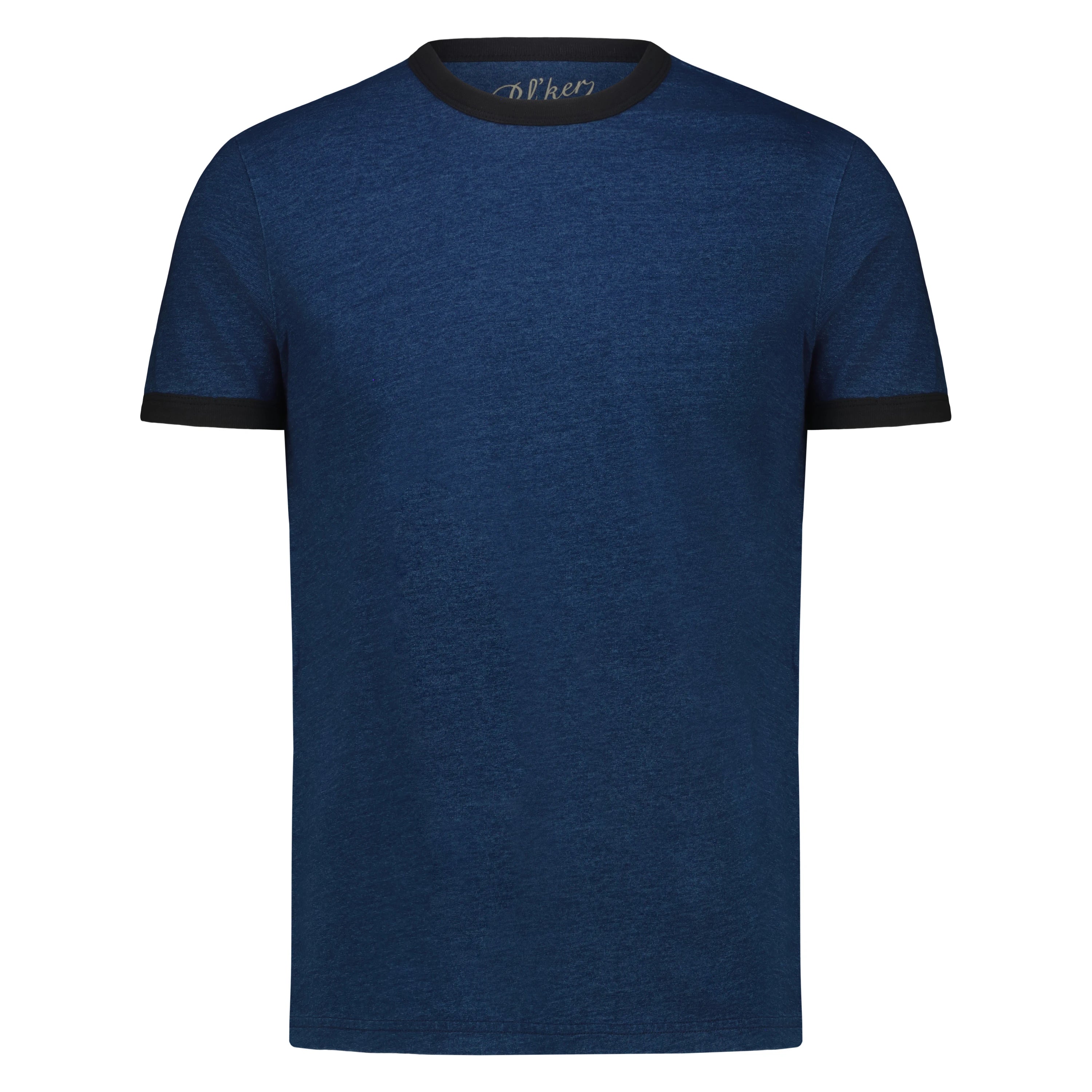 T-shirt Uomo Ringer in Jersey (Indigo)