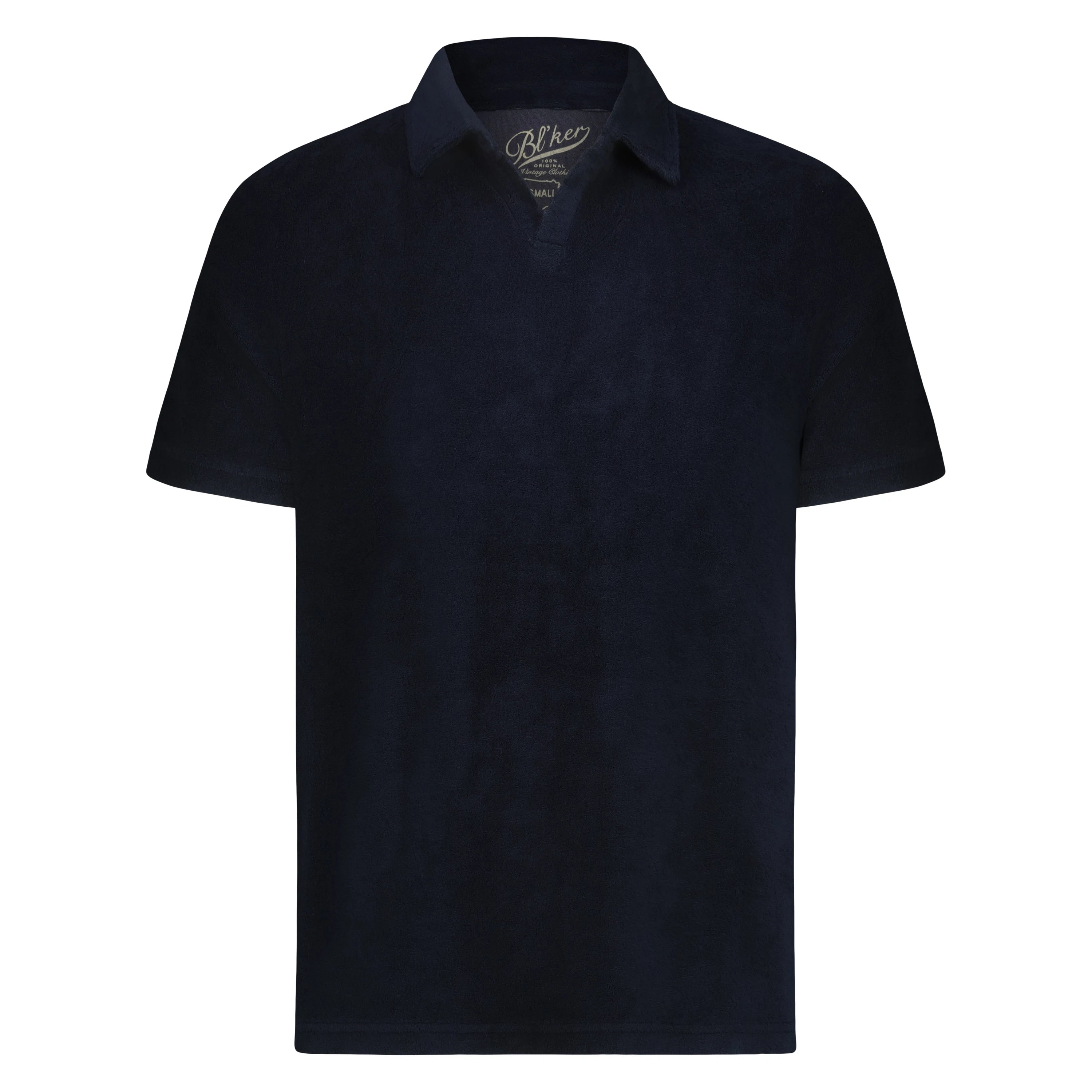 Polo Uomo Monterey Terry Spugna senza Bottoni (Navy)