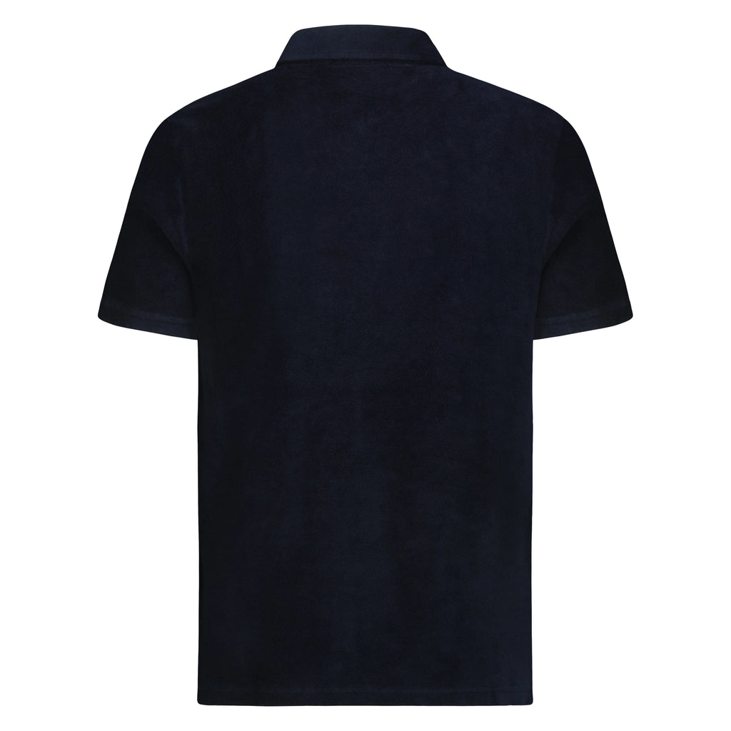 Polo Uomo Monterey Terry Spugna senza Bottoni (Navy)
